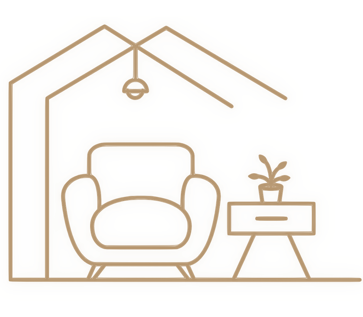 Ícone de design de interiores