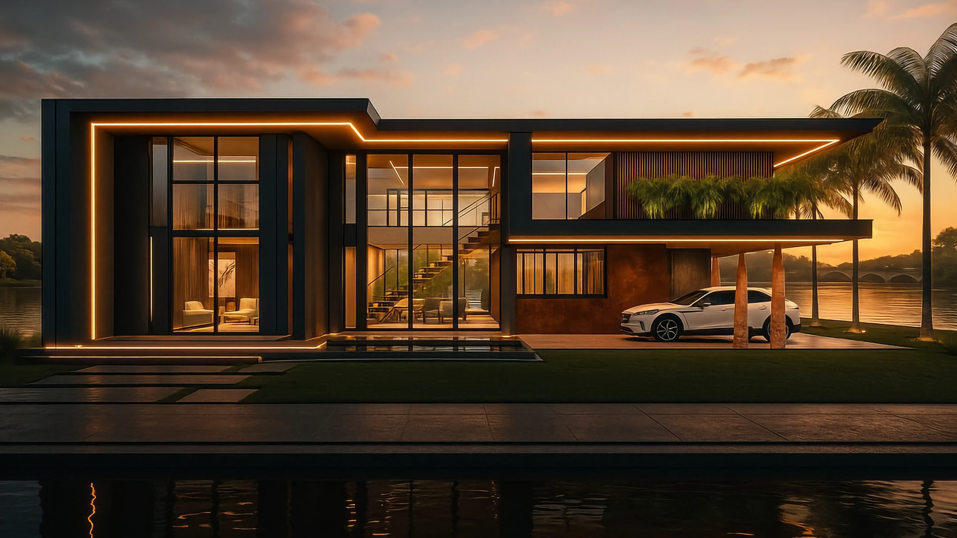 Projeto de iluminação em Orlando, Flórida